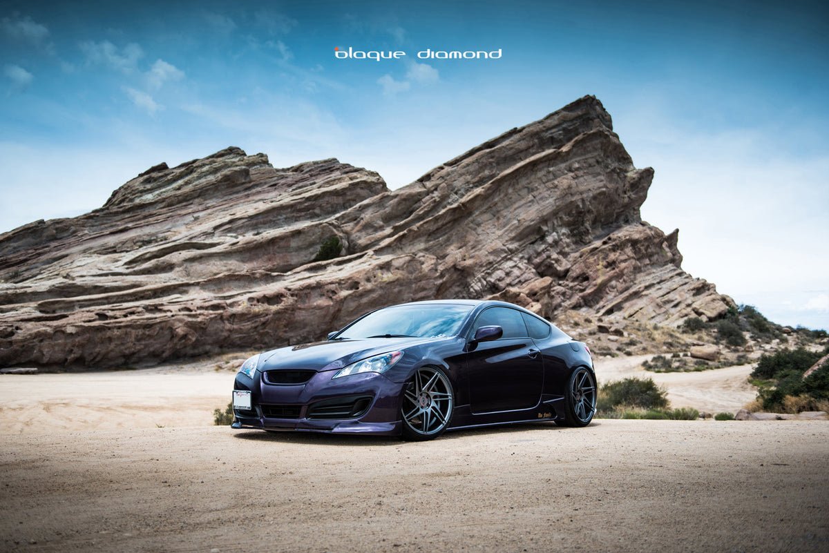 2010 Hyundai Genesis Fitted With 20 Inch BD-1’s in Matte Graphite