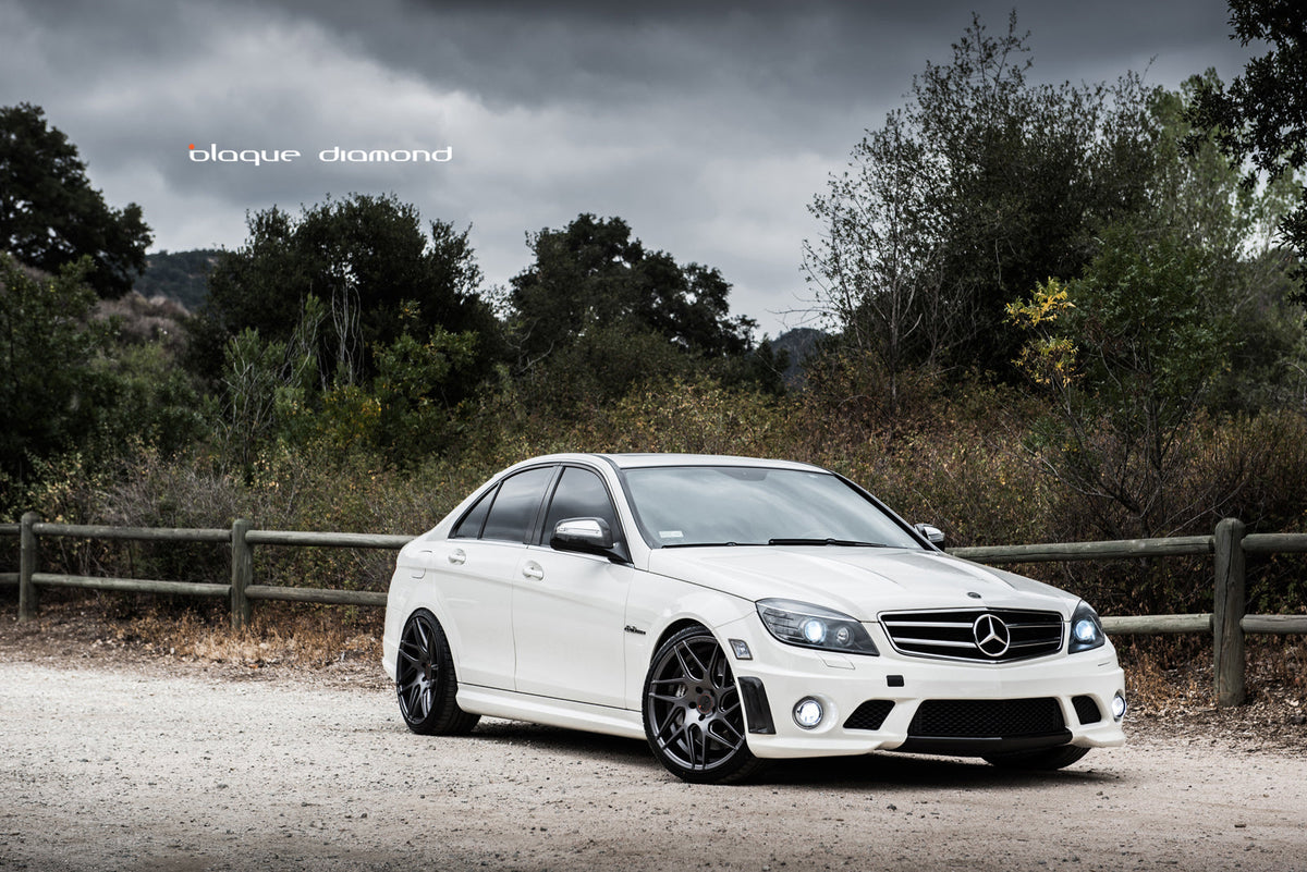 2010 Mercedes C63 Fitted With 19 Inch BD-3’s in Matte Graphite