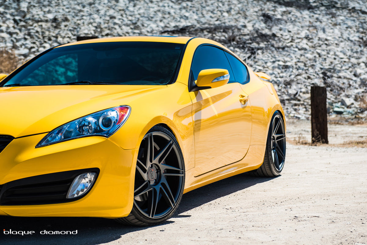 2011 Hyundai Genesis 3.8 Track Fitted With 20 Inch BD-1’s in Matte Graphite