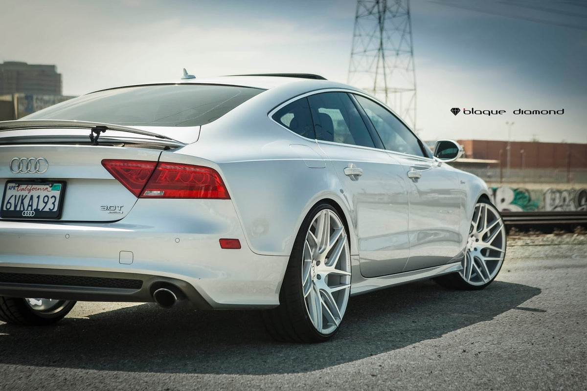 2012 Audi A7 Fitted With 22 Inch BD-3’s in Silver Machined Face