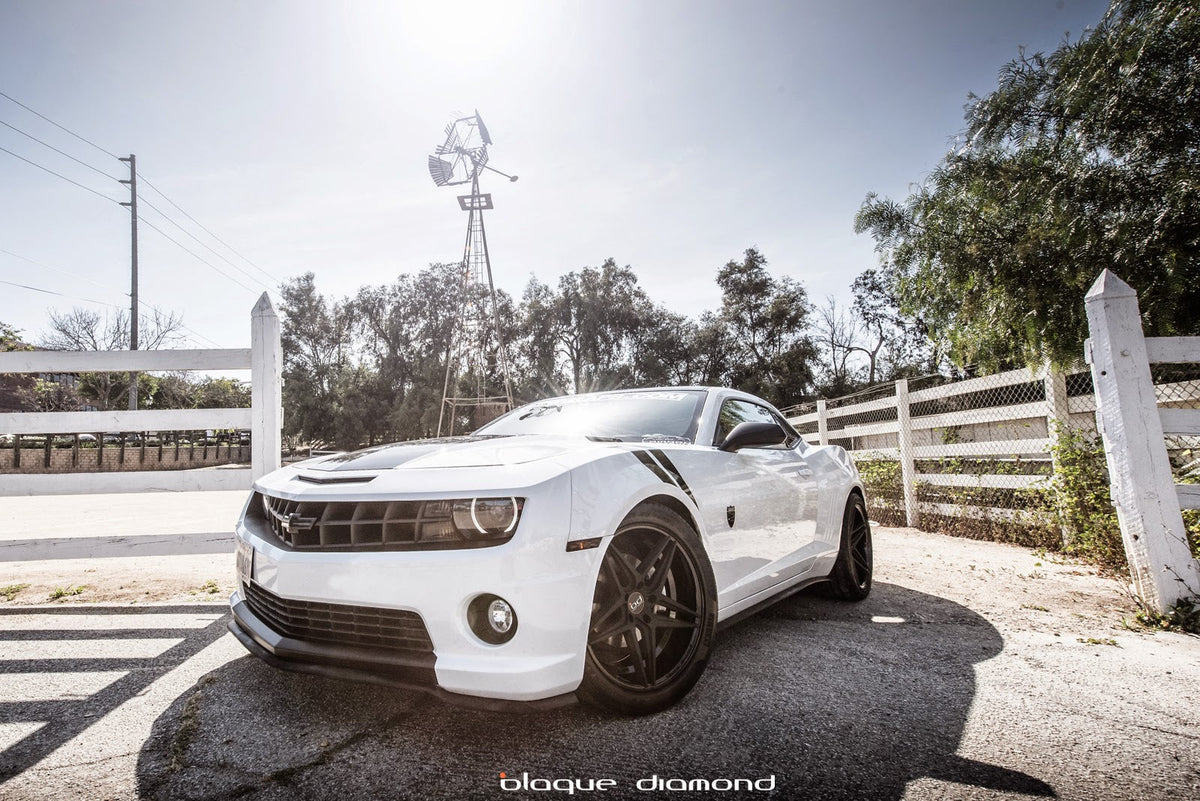 2012 Camaro with 20 Inch BD-8’s in Matte Black