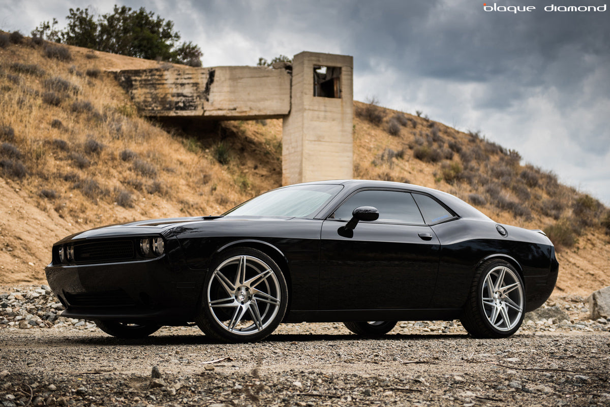 2014 Dodge Challenger Fitted with 22 Inch BD-1’s in Silver Polished Face