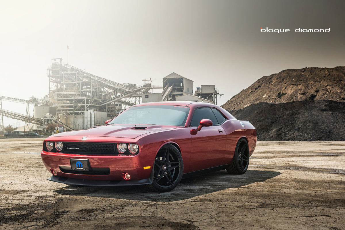 2014 Dodge Challenger Fitted With 22 Inch BD-8’s in Two Tone Black