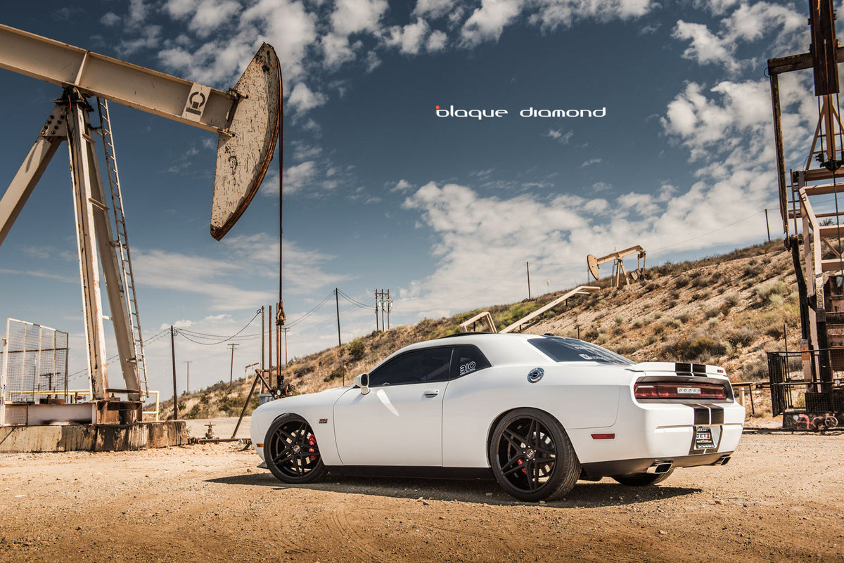 2014 Dodge Challenger SRT with 22 Inch BD-8’s in Two Tone Black