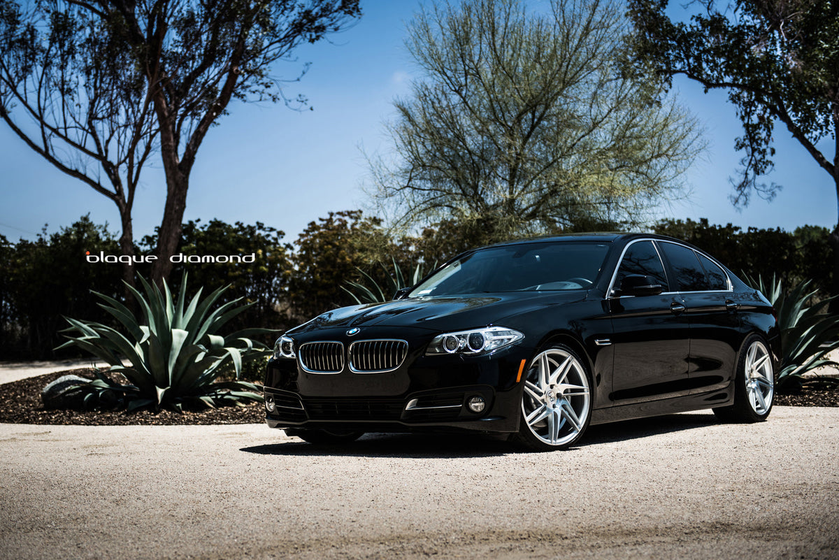 2015 BMW 535i Fitted With 20 Inch BD-1’s in Silver With Polish Face