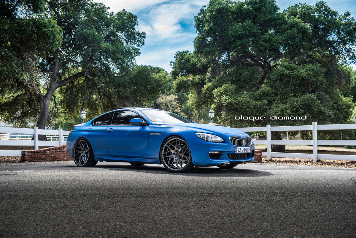 2015 BMW 640i Fitted With 22 Inch BD-3’s in Matte Graphite