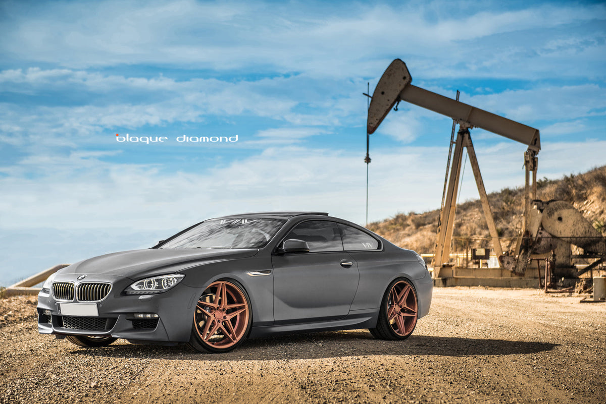 2015 BMW 640i Fitted With 20 Inch BD-8’s in Rose Gold