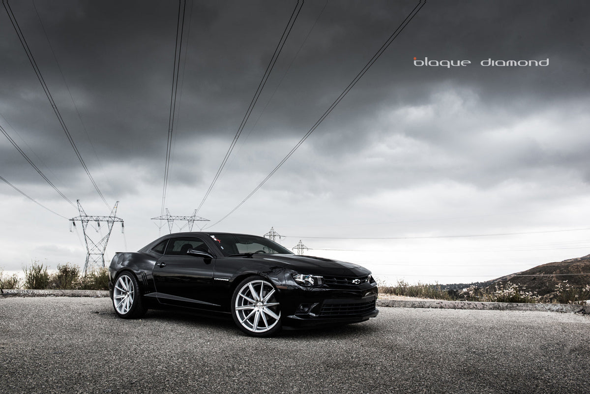 2015 Chevy Camaro SS with 22 Inch BD-9’s in Silver Polish