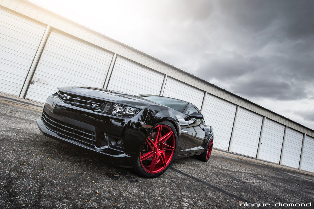2015 Chevy Camaro Fitted With 22 Inch BD-1’s in Blood Diamond