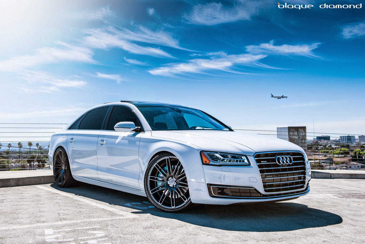 2015 Audi A8 with 22 Inch BD-2’s in Full Graphite