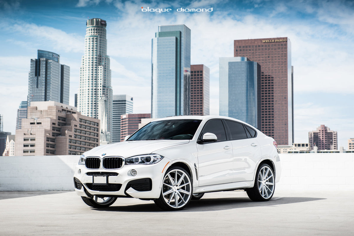 2016 BMW X6 Fitted with 24 Inch BD-9’s in Silver Polished