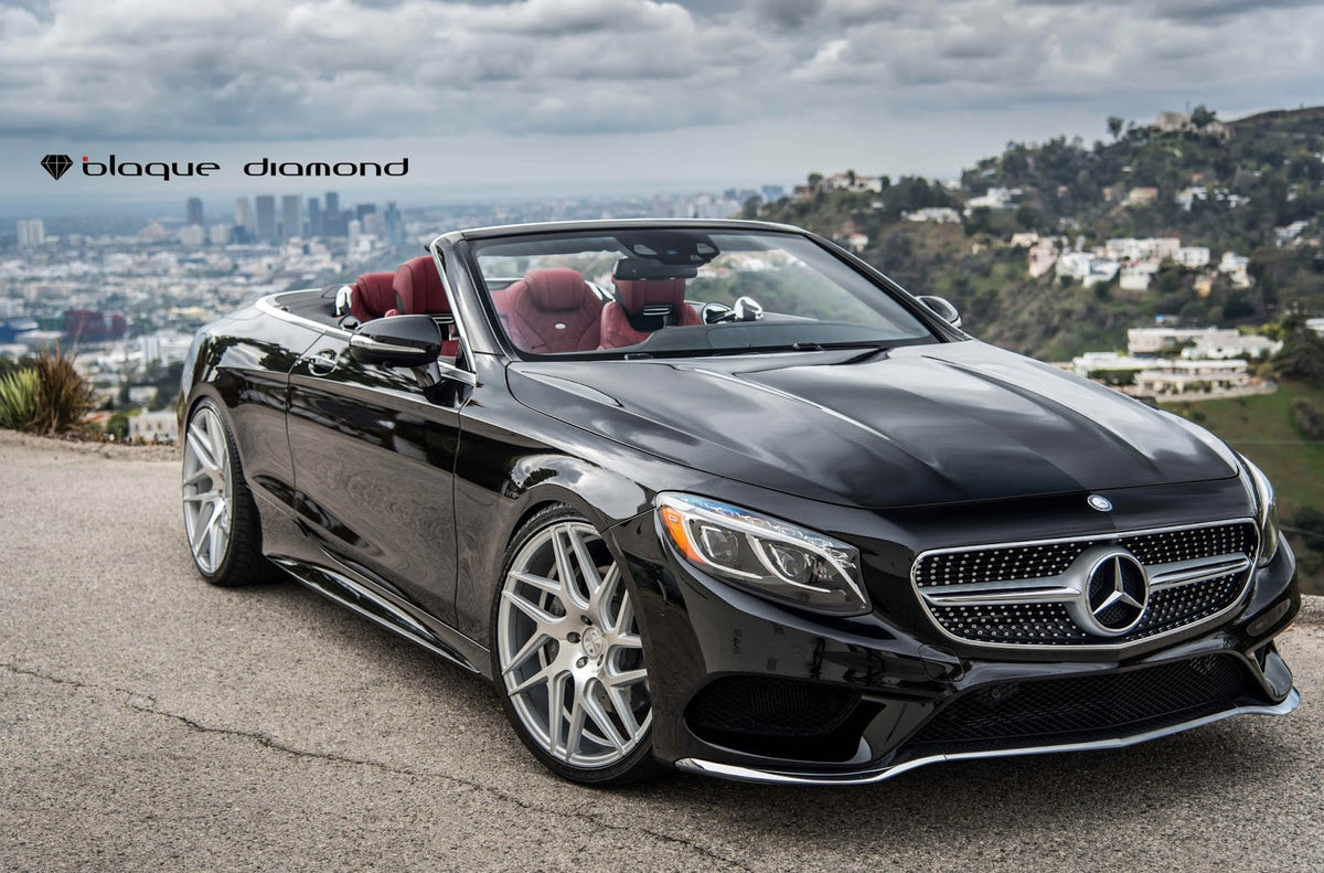 2016 Mercedes-Benz S550 fitted with 22 inch BD3’s in Silver with Machined Face