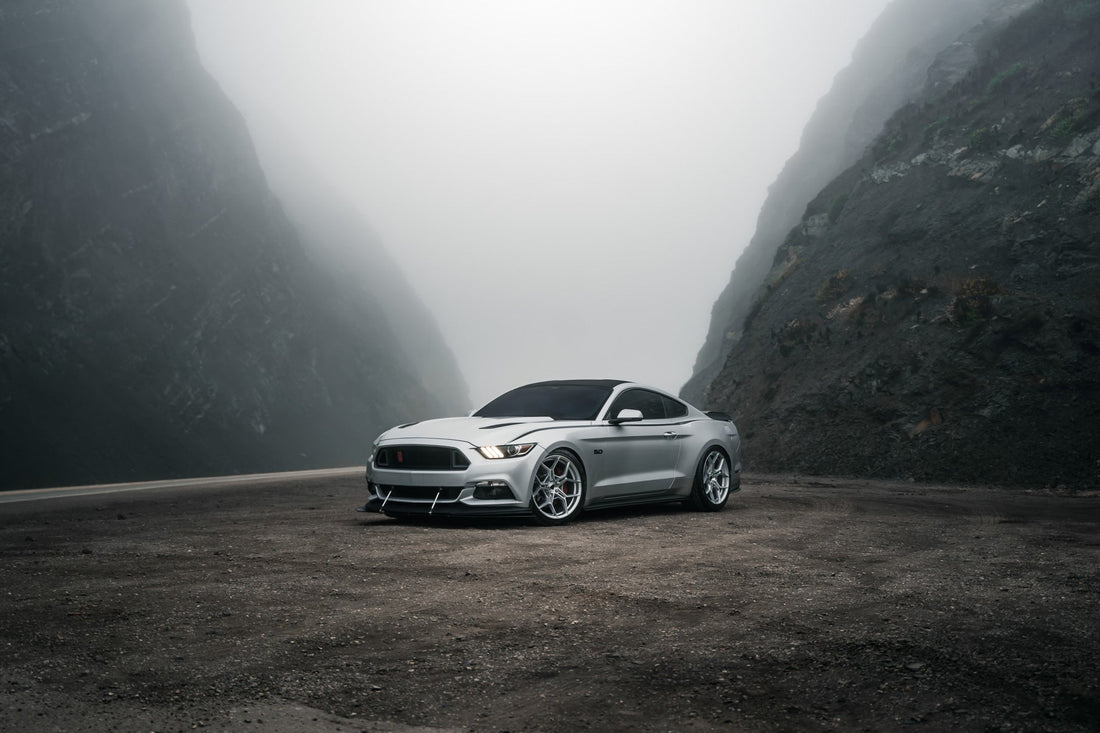 Blaque Diamond Wheels BD-F25 on a 2016 Ford Mustang