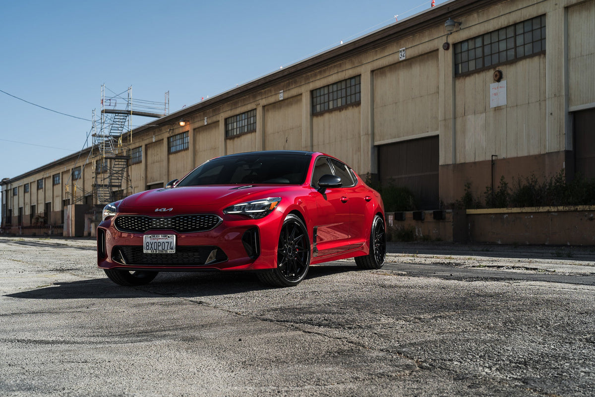 A Kia Has Never Looked This Good: Kia Stinger GT on 20″ Blaque Diamond BD-F20 Custom Wheels