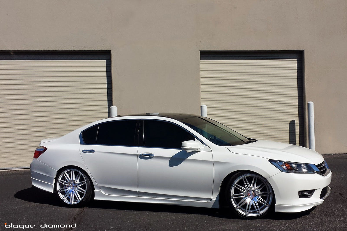 2013 Honda Accord Fitted with 20 Inch BD-2’s in Silver Polish