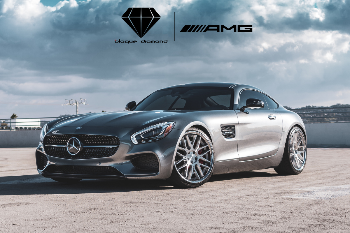 2016 Mercedes Benz AMG GTS on 20″ Blaque Diamond BD-27