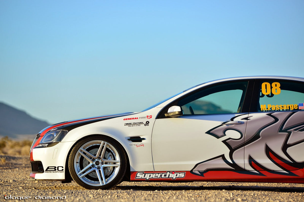 Holden Tribute G8/GT with 20 Inch BD-6 in Silver Polish