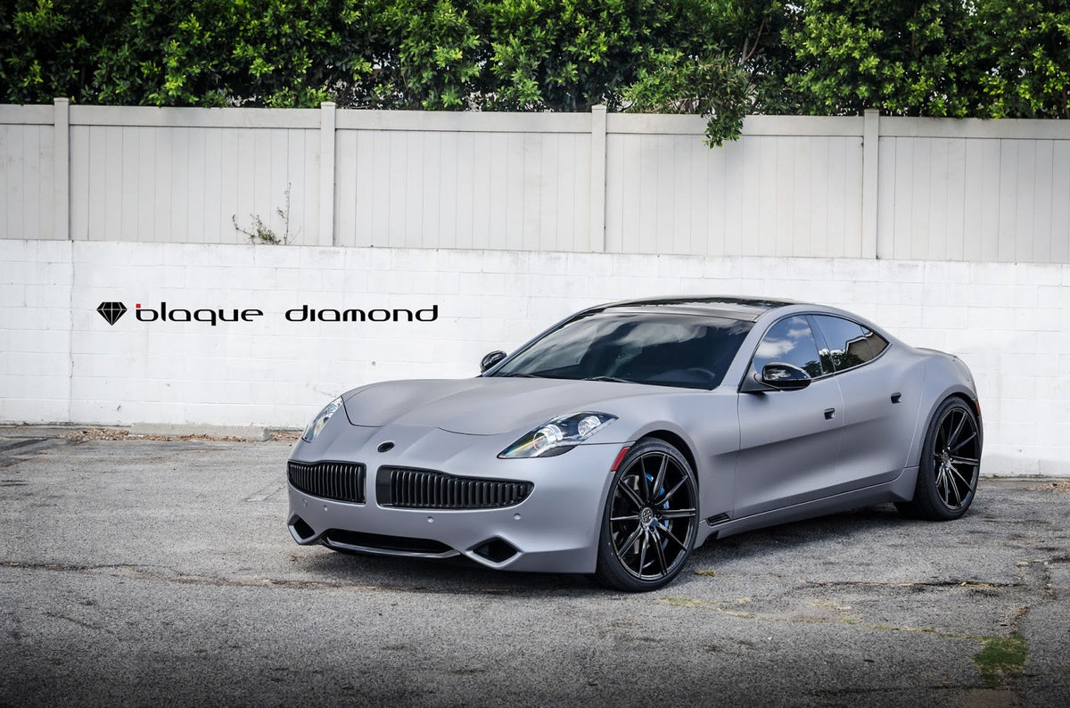 2013 Fisker Karma Fitted With 22 Inch BD-9’s in Gloss Black