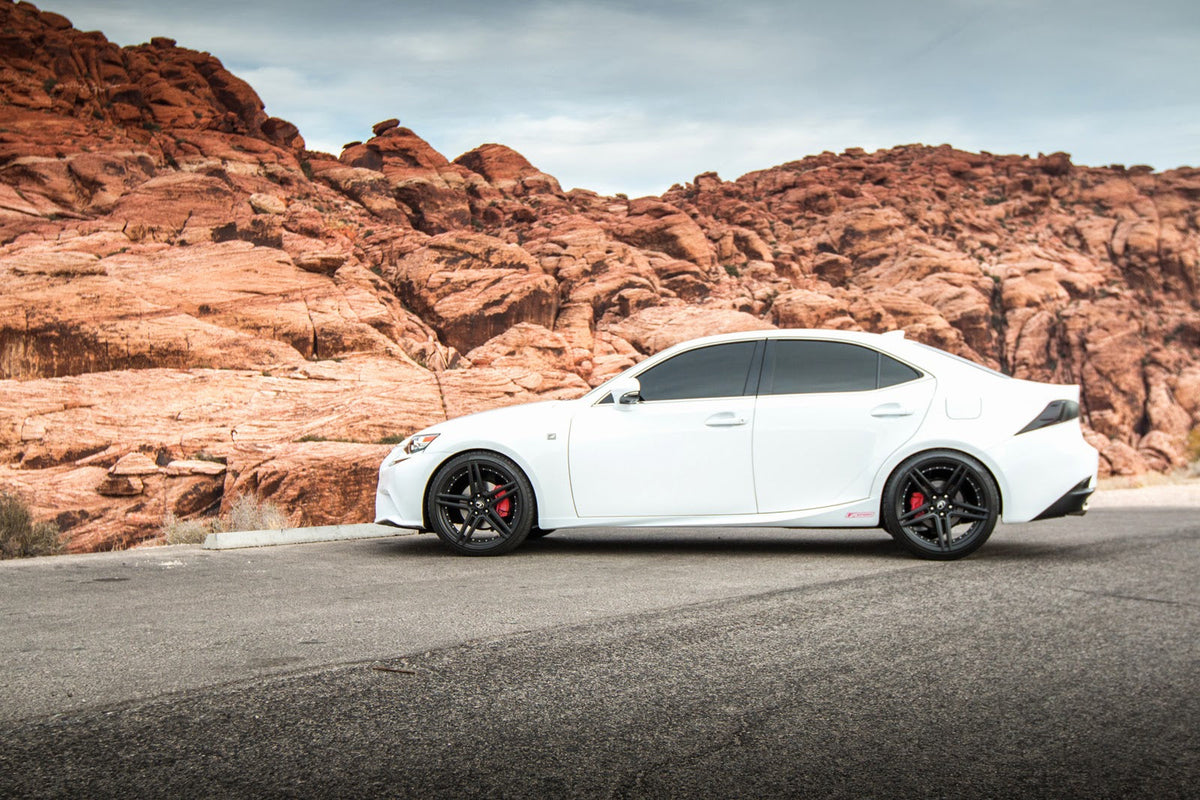 Lexus IS250 With 20 Inch BD-6 in Pure Black