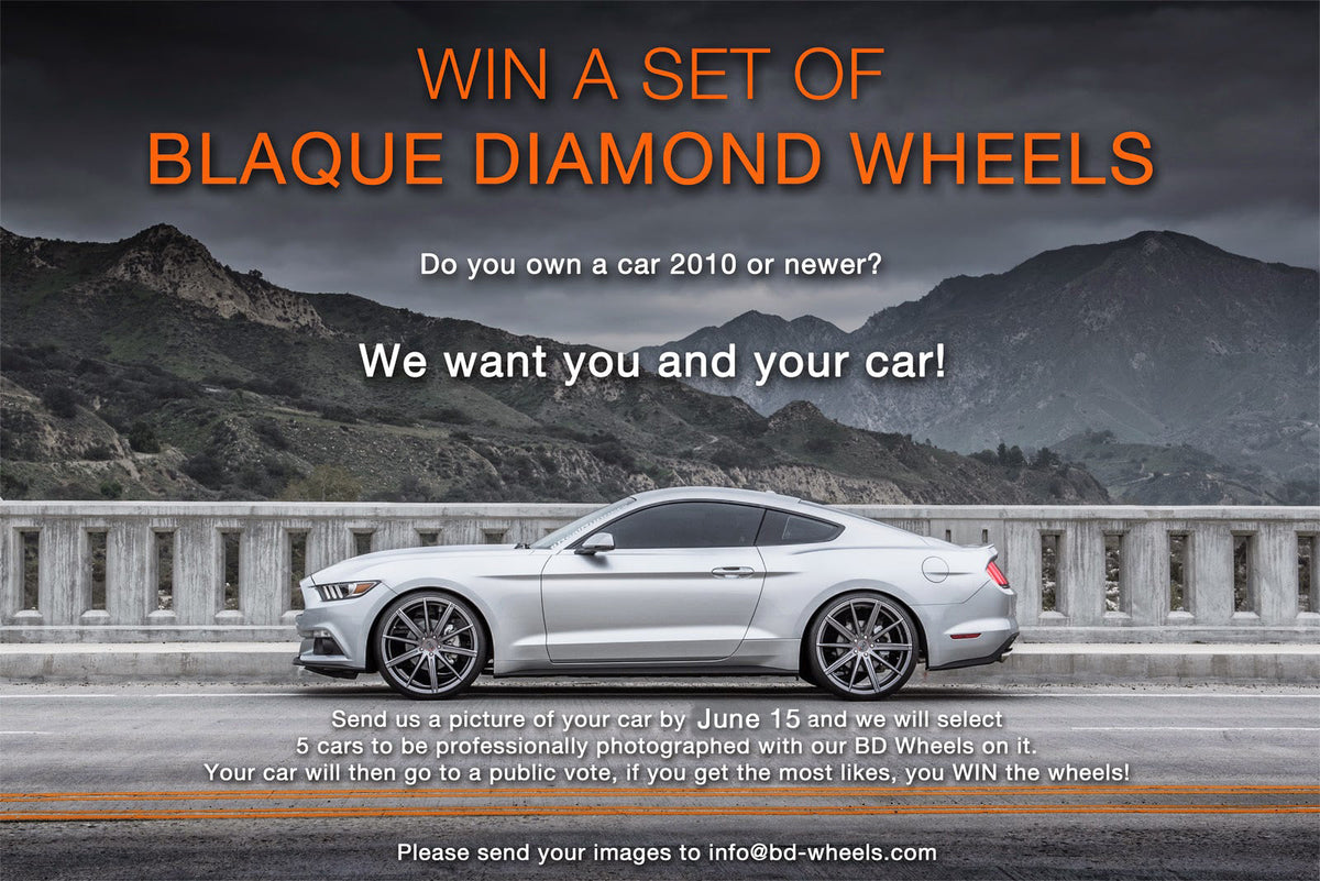 COMPETITION TIME – Win a Set of Blaque Diamond Wheels