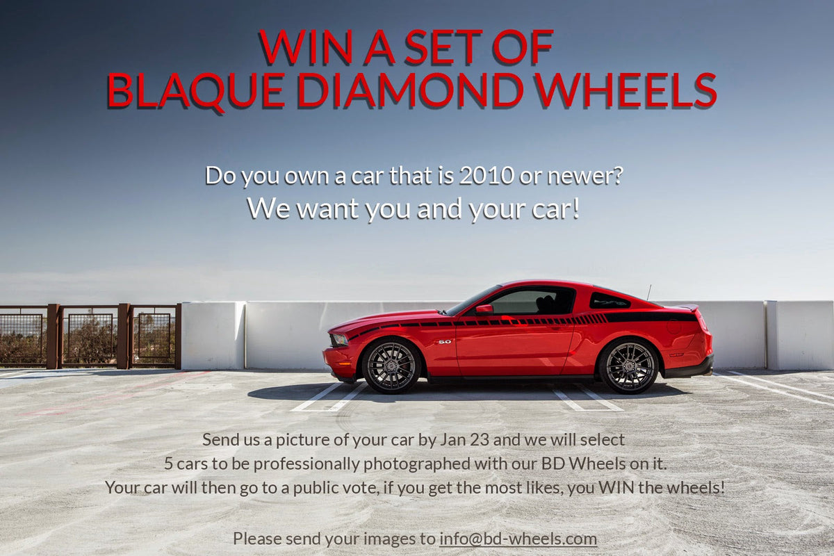 WIN WIN WIN – Win a Set of Blaque Diamond Wheels