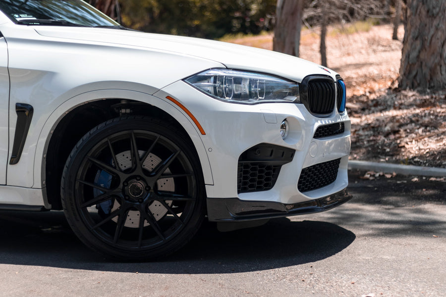 A 2018 BMW X6M on 22 Inch Blaque Diamond BD-F18 Gloss Black Wheels