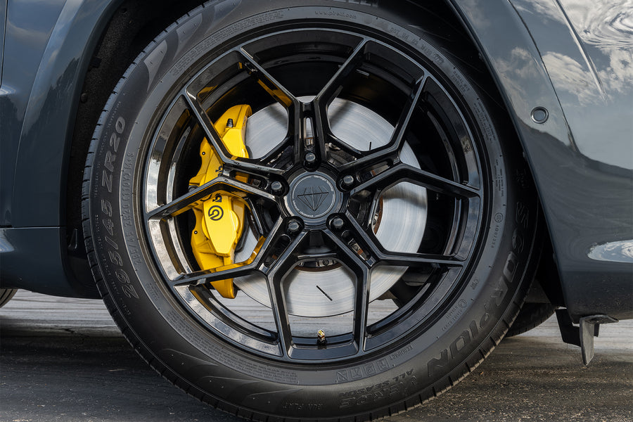 2018 Jeep Grand Cherokee Trackhawk on Blaque Diamond BD-F25 Wheels in Gloss Black