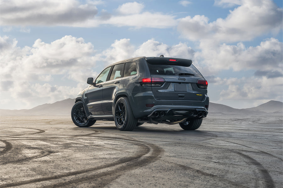 2018 Jeep Grand Cherokee Trackhawk on Blaque Diamond BD-F25 Wheels in Gloss Black