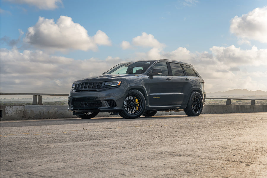 2018 Jeep Grand Cherokee Trackhawk on Blaque Diamond BD-F25 Wheels in Gloss Black