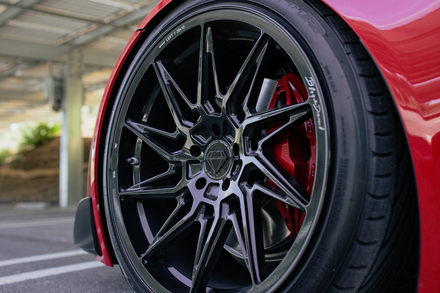 A 2020 Toyota Supra Launch Edition on Blaque Diamond BD-F20 Gloss Black Wheels