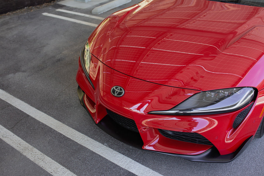 A 2020 Toyota Supra Launch Edition on Blaque Diamond BD-F20 Gloss Black Wheels