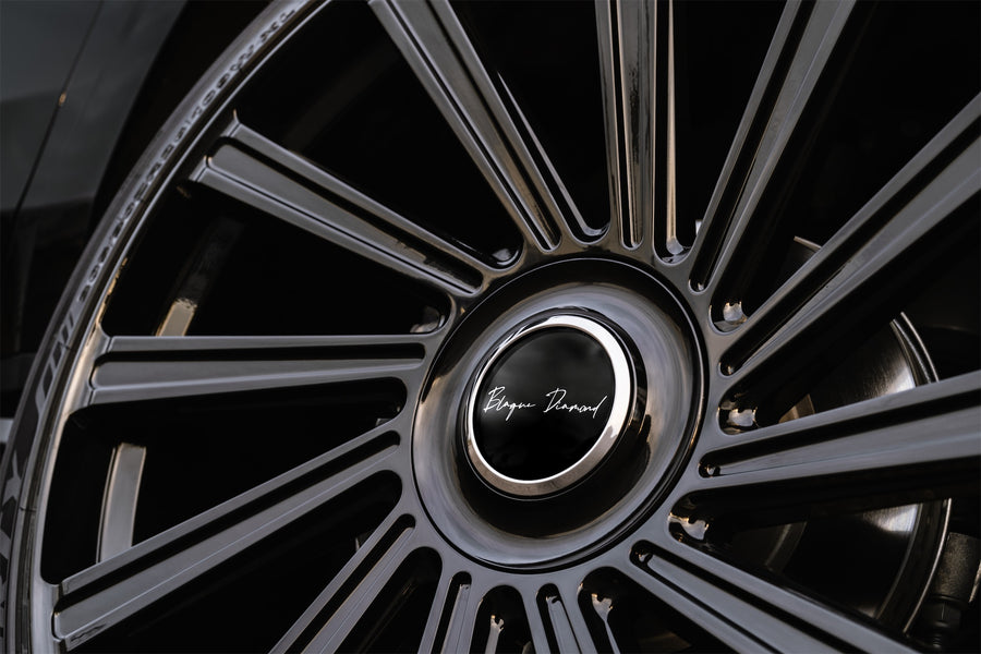 A 2022 Cadillac Escalade on Blaque Diamond BD-40 Gloss Black Wheels