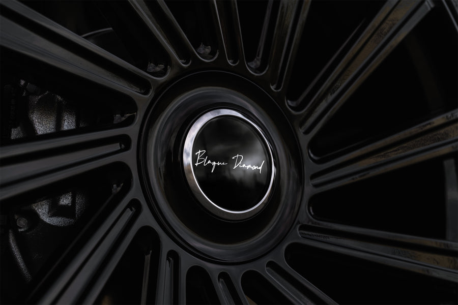 A 2022 Cadillac Escalade on Blaque Diamond BD-40 Gloss Black Wheels
