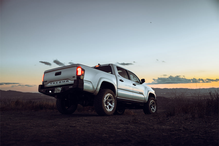 2023 Toyota Tacoma on Brushed Clearcoat BD-O728 wheels.