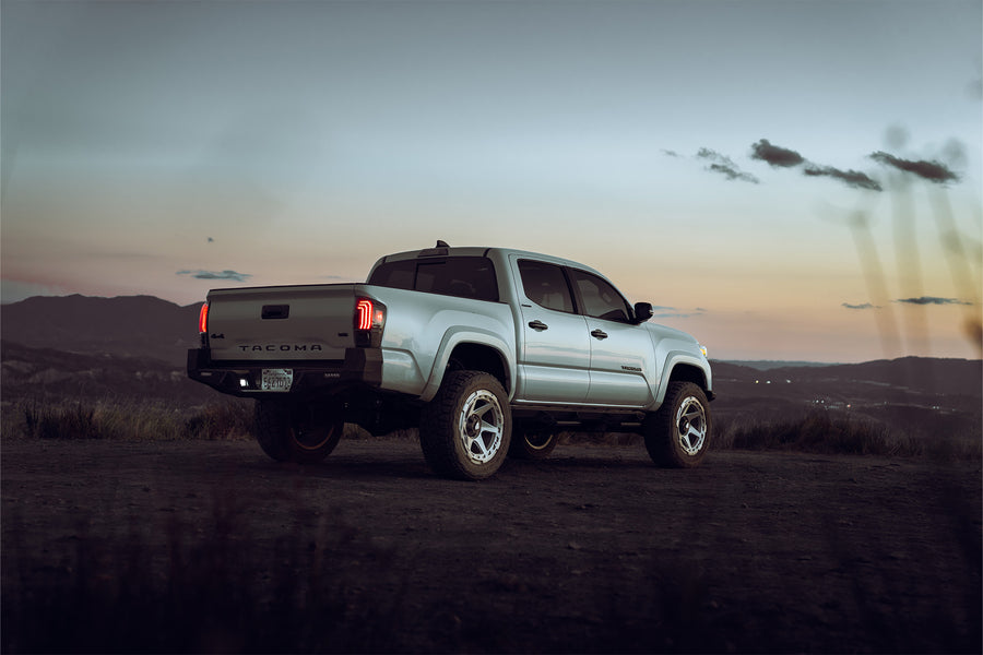 2023 Toyota Tacoma on Brushed Clearcoat BD-O728 wheels.
