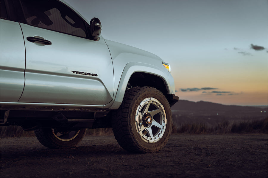 2023 Toyota Tacoma on Brushed Clearcoat BD-O728 wheels.