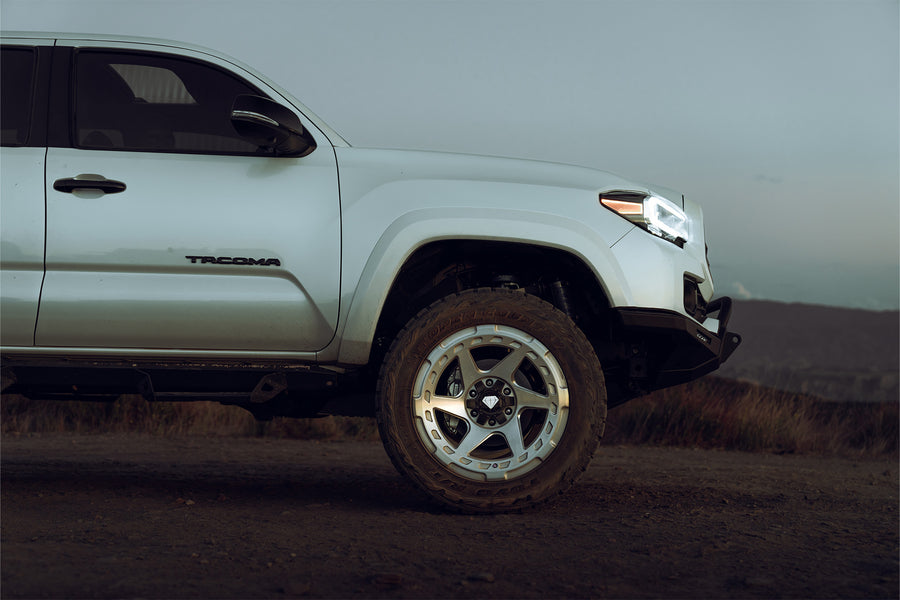2023 Toyota Tacoma on Brushed Clearcoat BD-O728 wheels.