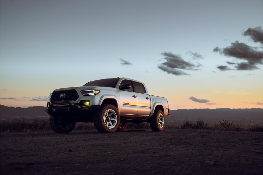 2023 Toyota Tacoma on Brushed Clearcoat BD-O728 wheels.