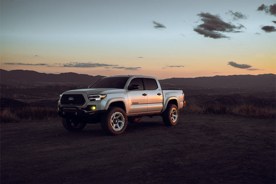 2023 Toyota Tacoma on Brushed Clearcoat BD-O728 wheels.