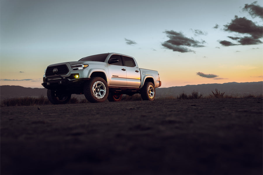 2023 Toyota Tacoma on Brushed Clearcoat BD-O728 wheels.