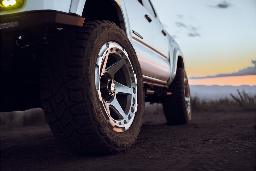 2023 Toyota Tacoma on Brushed Clearcoat BD-O728 wheels.