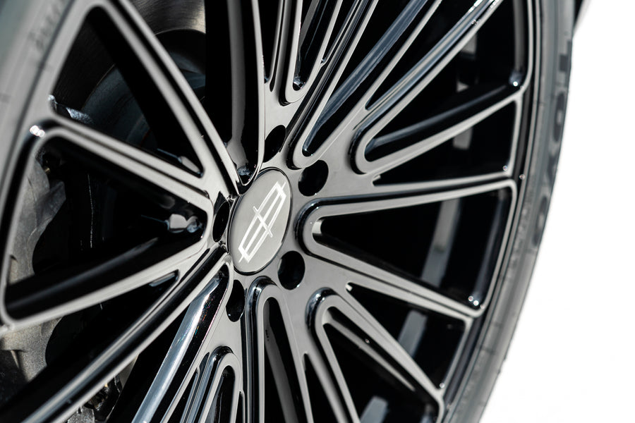 A 2023 Lincoln Aviator on Blaque Diamond BD-715 Gloss Black Wheels