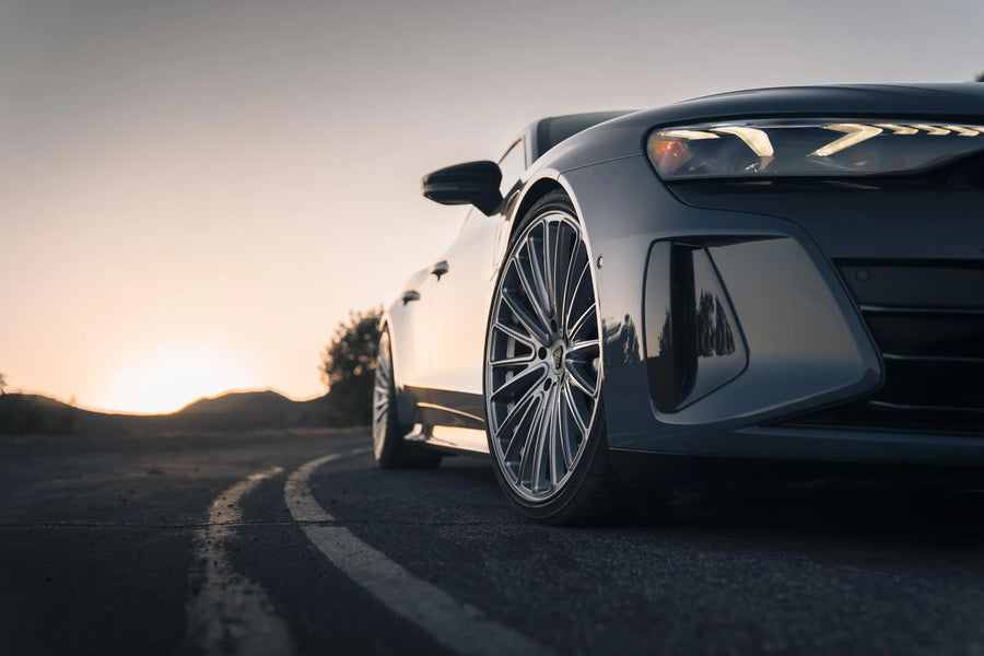 2024 Audi E-Tron GT RS on BD-715 wheels in Brushed Silver