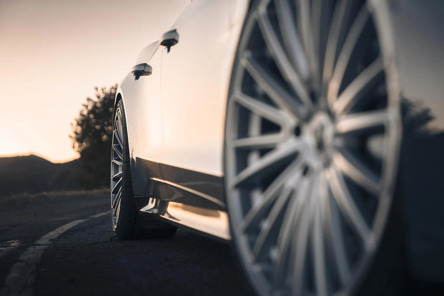 2024 Audi E-Tron GT RS on BD-715 wheels in Brushed Silver