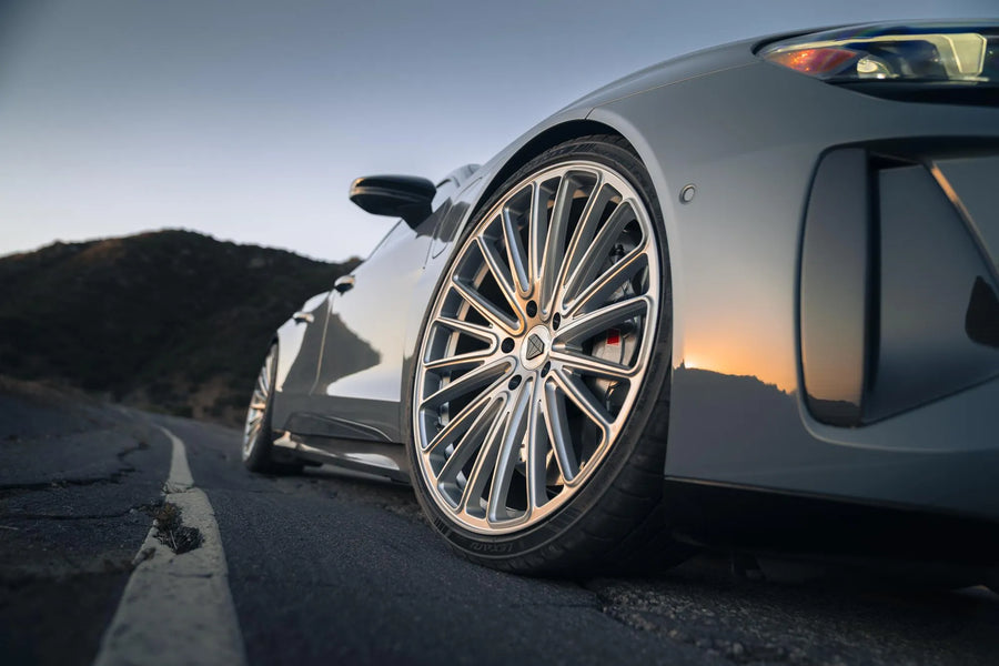 2024 Audi E-Tron GT RS on BD-715 wheels in Brushed Silver