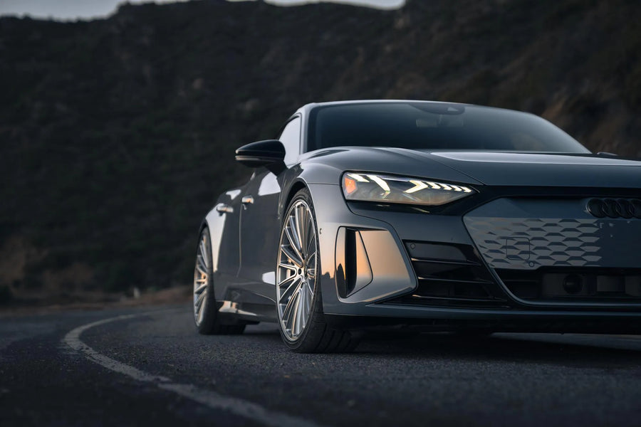 2024 Audi E-Tron GT RS on BD-715 wheels in Brushed Silver