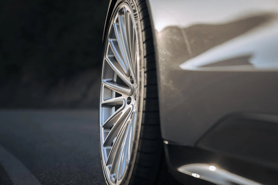 2024 Audi E-Tron GT RS on BD-715 wheels in Brushed Silver