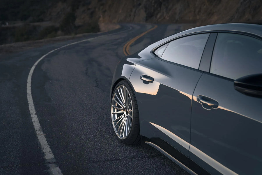 2024 Audi E-Tron GT RS on BD-715 wheels in Brushed Silver