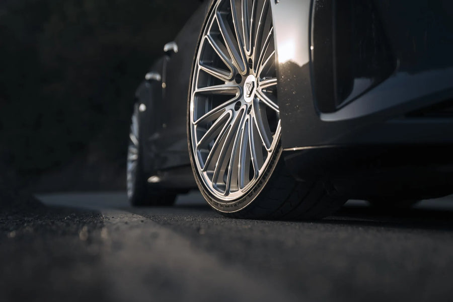 2024 Audi E-Tron GT RS on BD-715 wheels in Brushed Silver