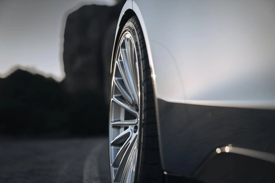 2024 Audi E-Tron GT RS on BD-715 wheels in Brushed Silver